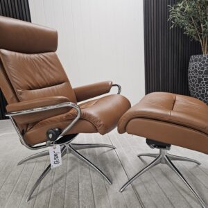 Stressless® Tokyo Star lenestol med krakk - Bilde 1