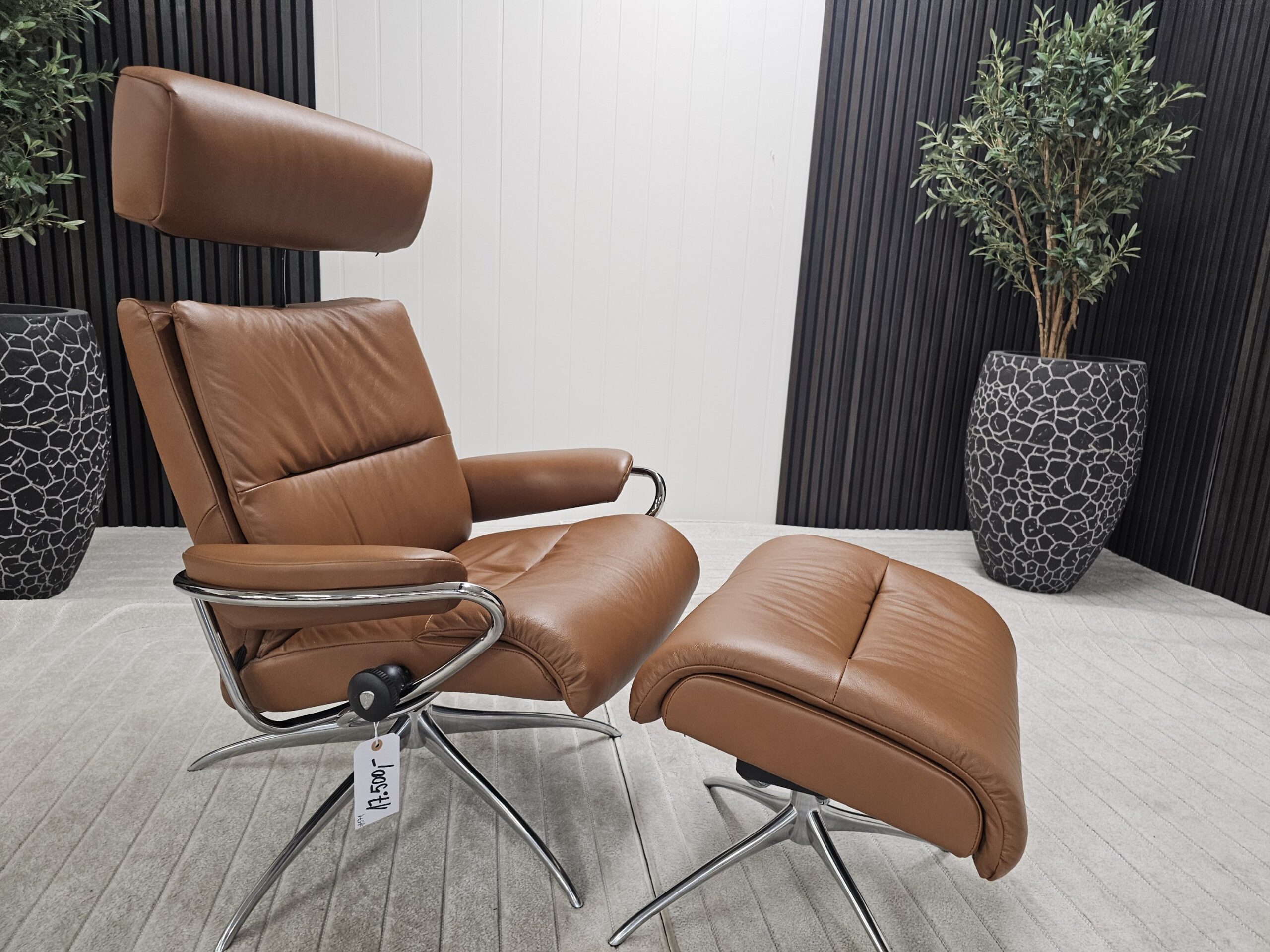 Stressless® Tokyo Star lenestol med krakk - Bilde 10