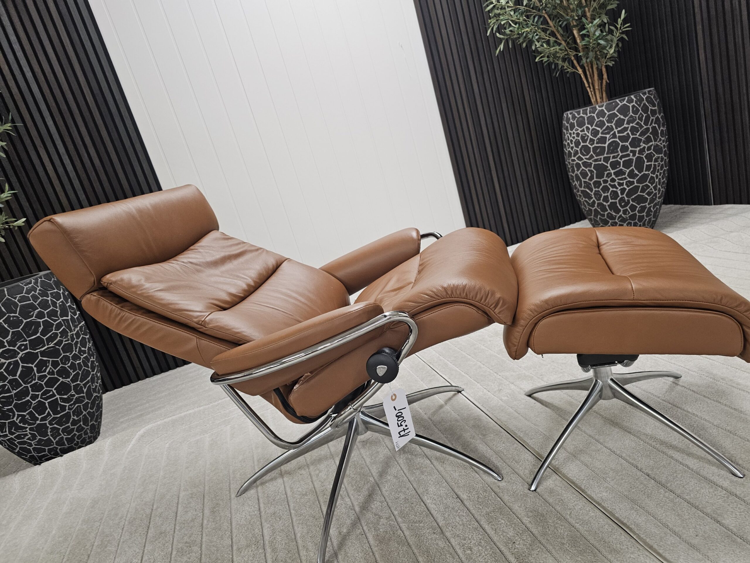 Stressless® Tokyo Star lenestol med krakk - Bilde 4