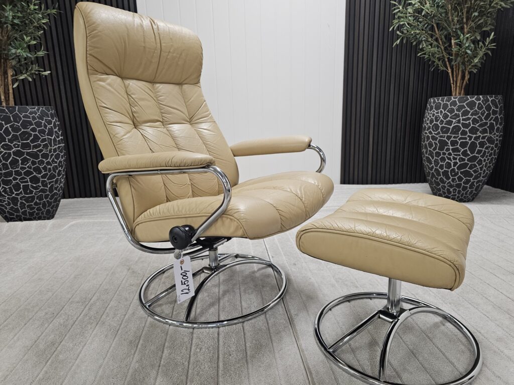 Ikonisk Original Vintage Stressless® Golf med krakk