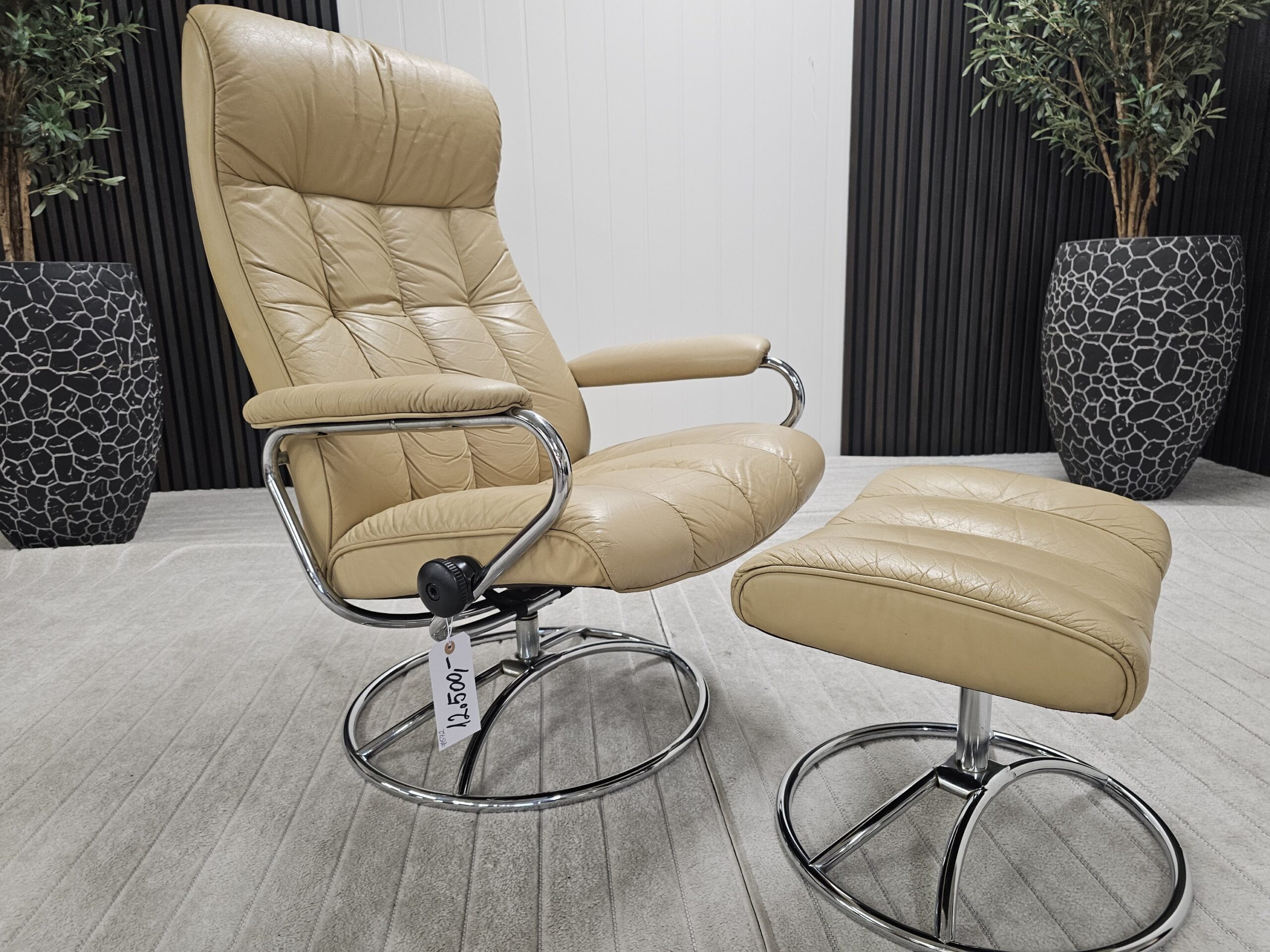 Ikonisk Original Vintage Stressless® Golf med krakk