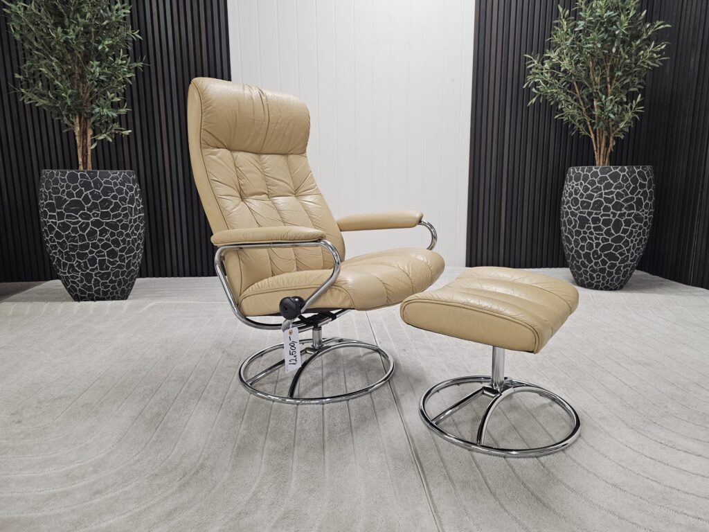 Ikonisk Original Vintage Stressless® Golf med krakk