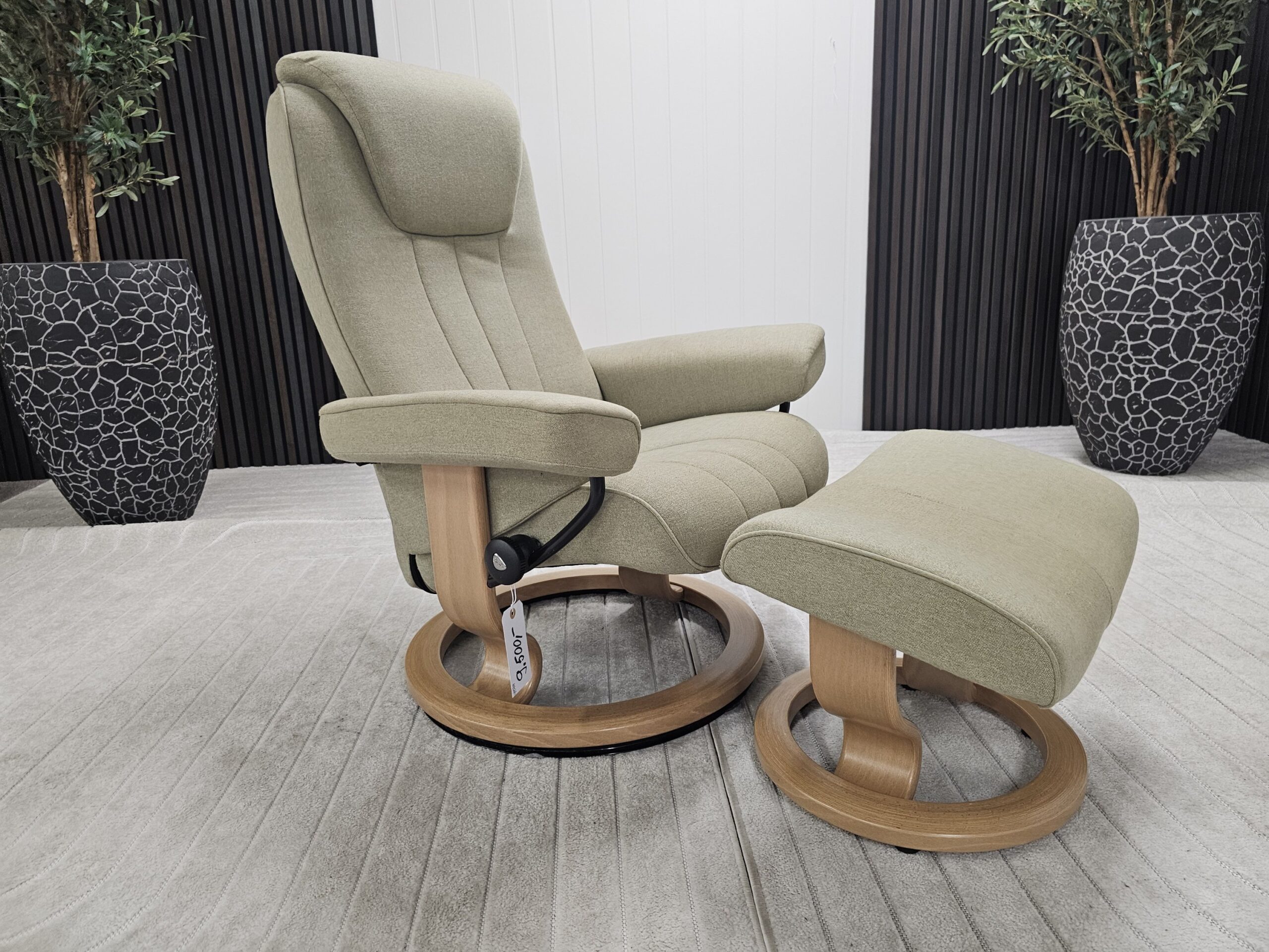 Stressless® Bliss lenestol med krakk - Bilde 6