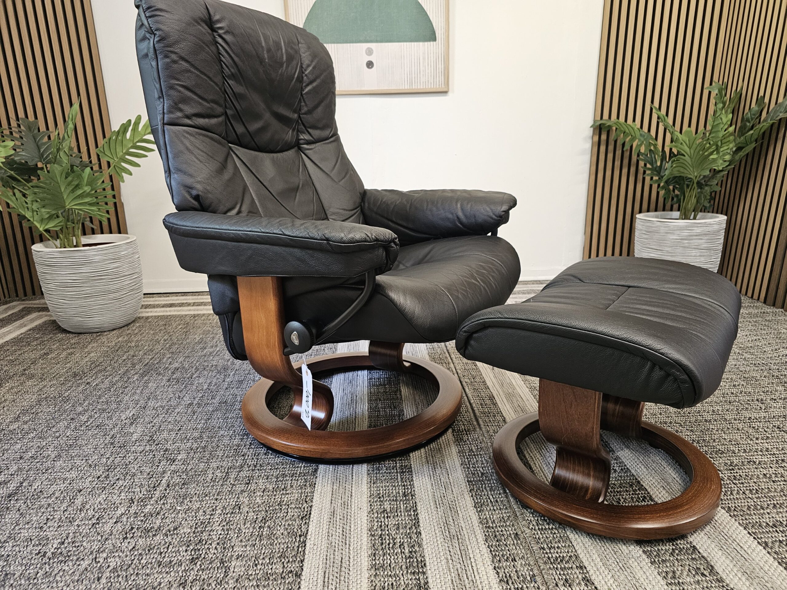 Stressless® Mayfair lenestol med krakk - Bilde 1