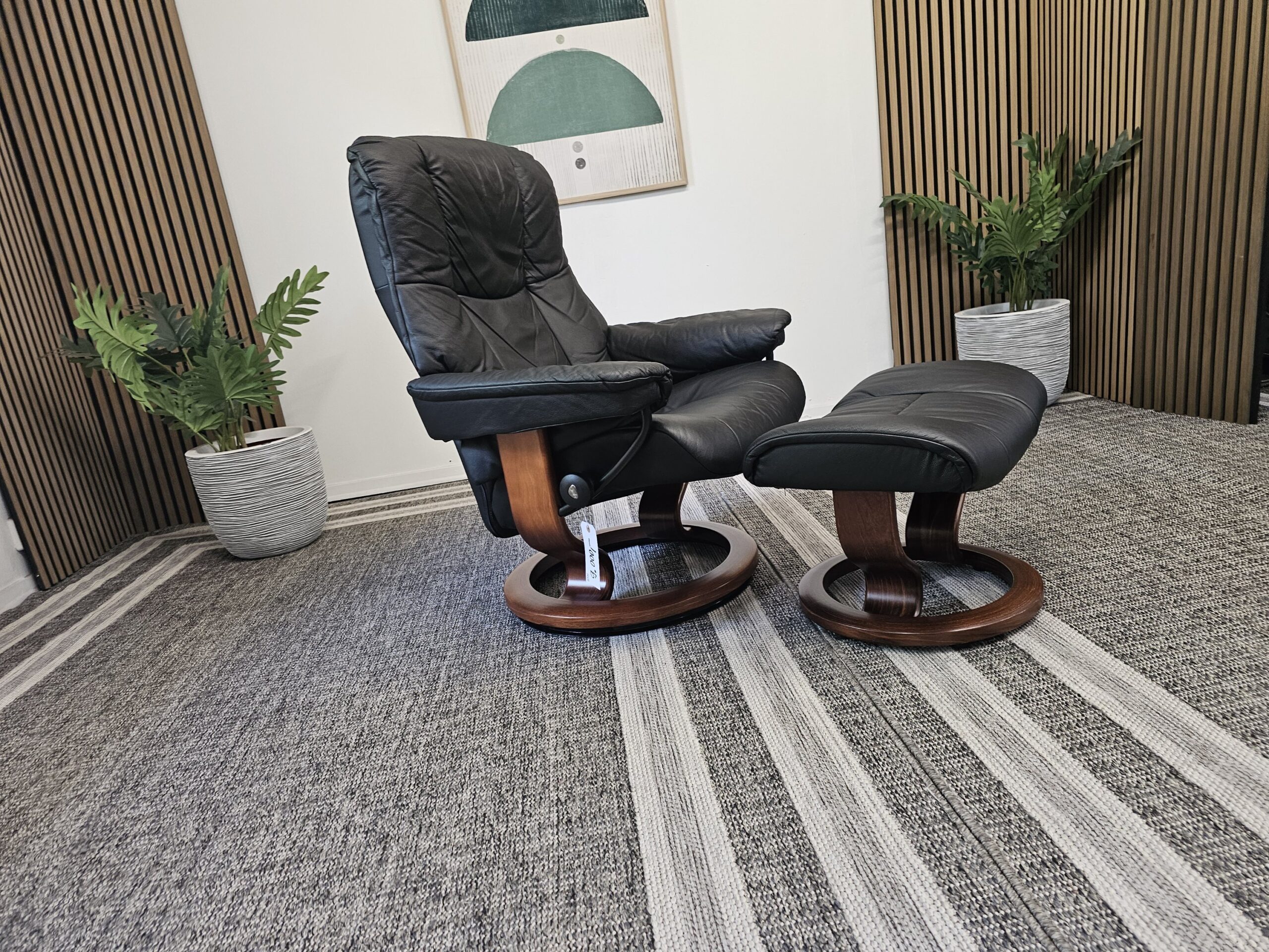 Stressless® Mayfair lenestol med krakk - Bilde 2