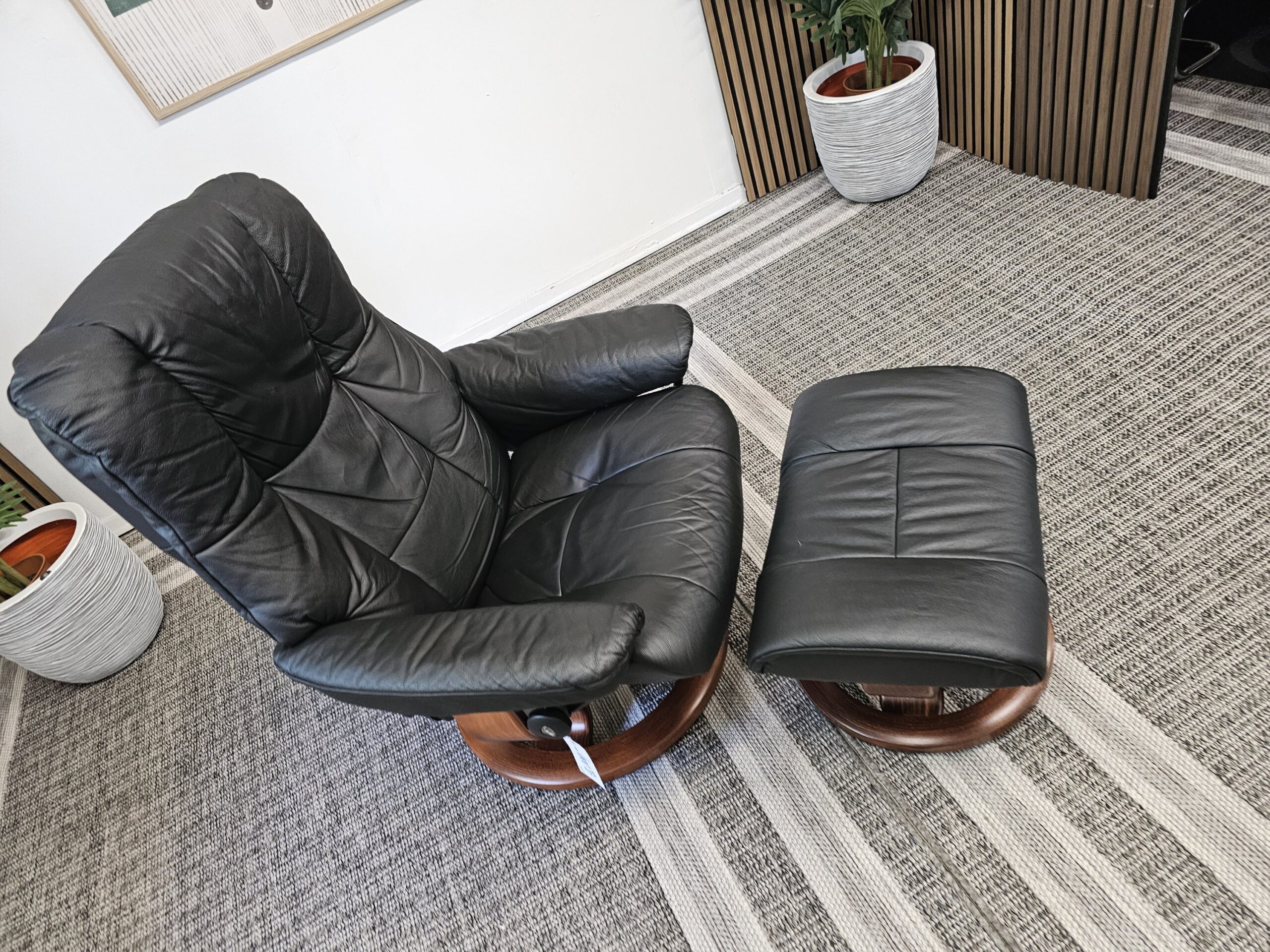 Stressless® Mayfair lenestol med krakk - Bilde 8