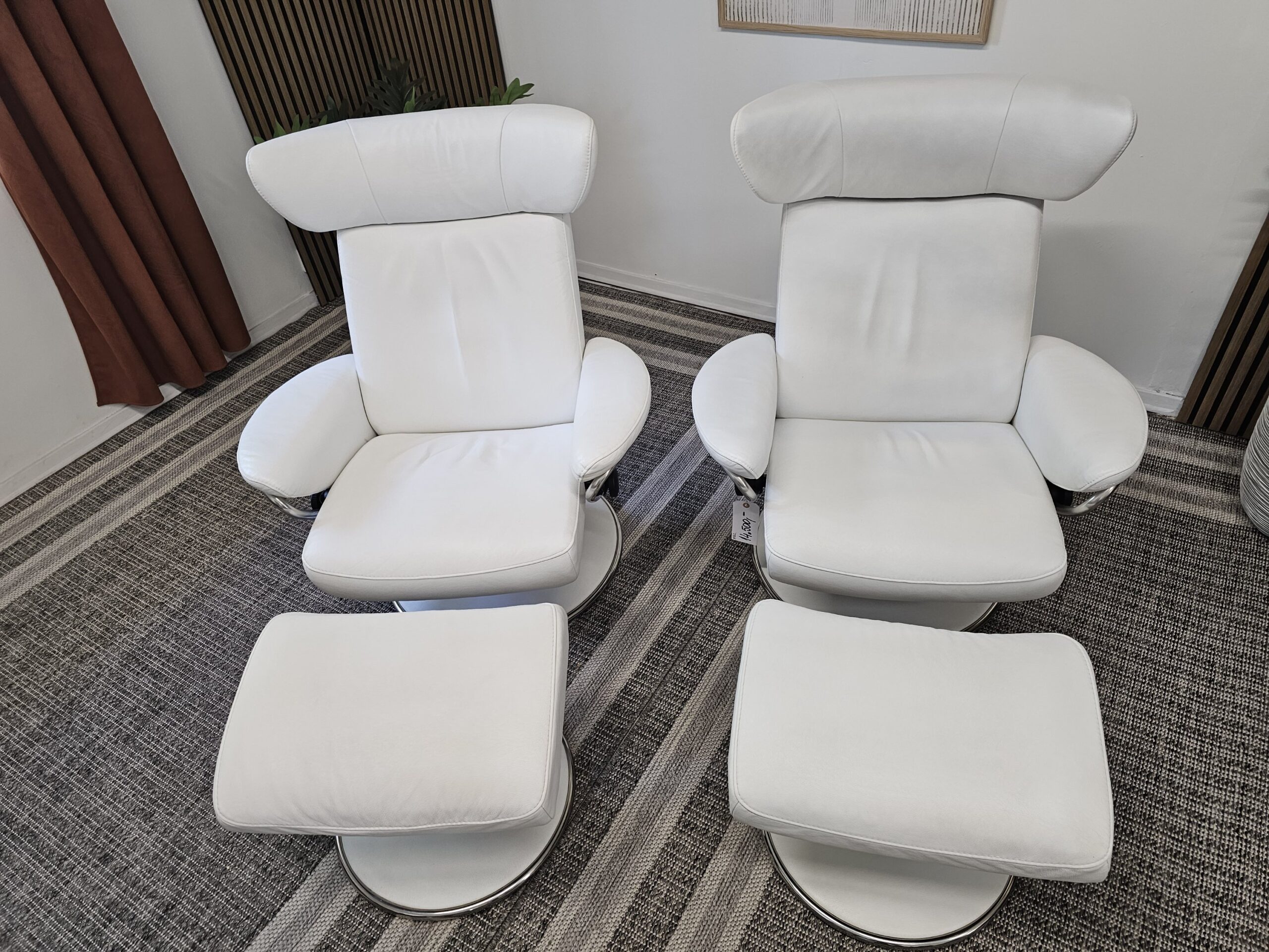 2 stk. Stressless® Blues lenestoler med krakker - Bilde 14