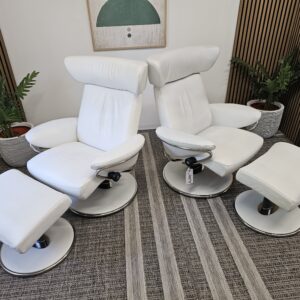 2 stk. Stressless® Blues lenestoler med krakker - Bilde 4