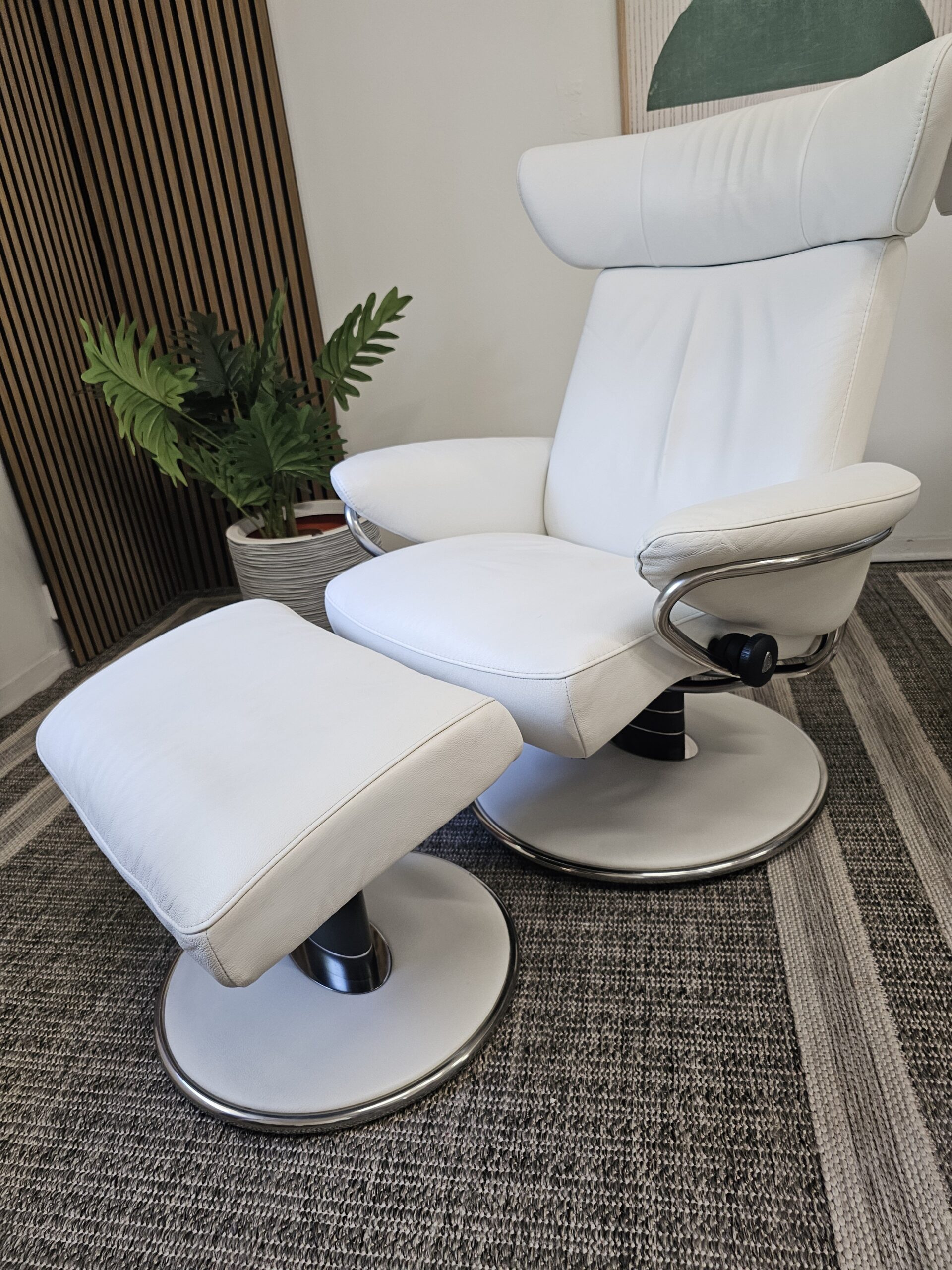 2 stk. Stressless® Blues lenestoler med krakker - Bilde 19