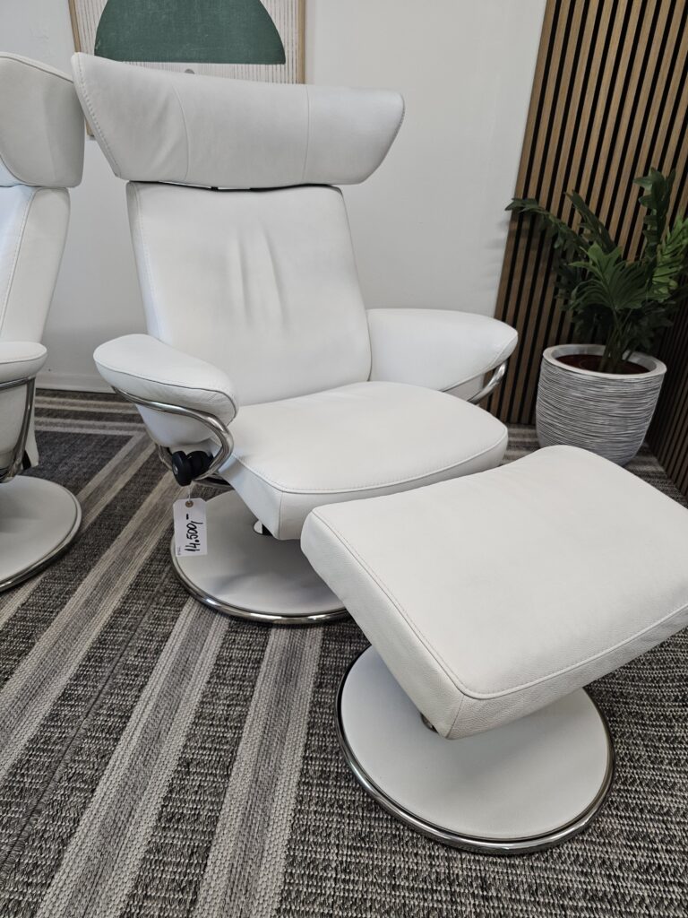 2 stk. Stressless® Blues lenestoler med krakker