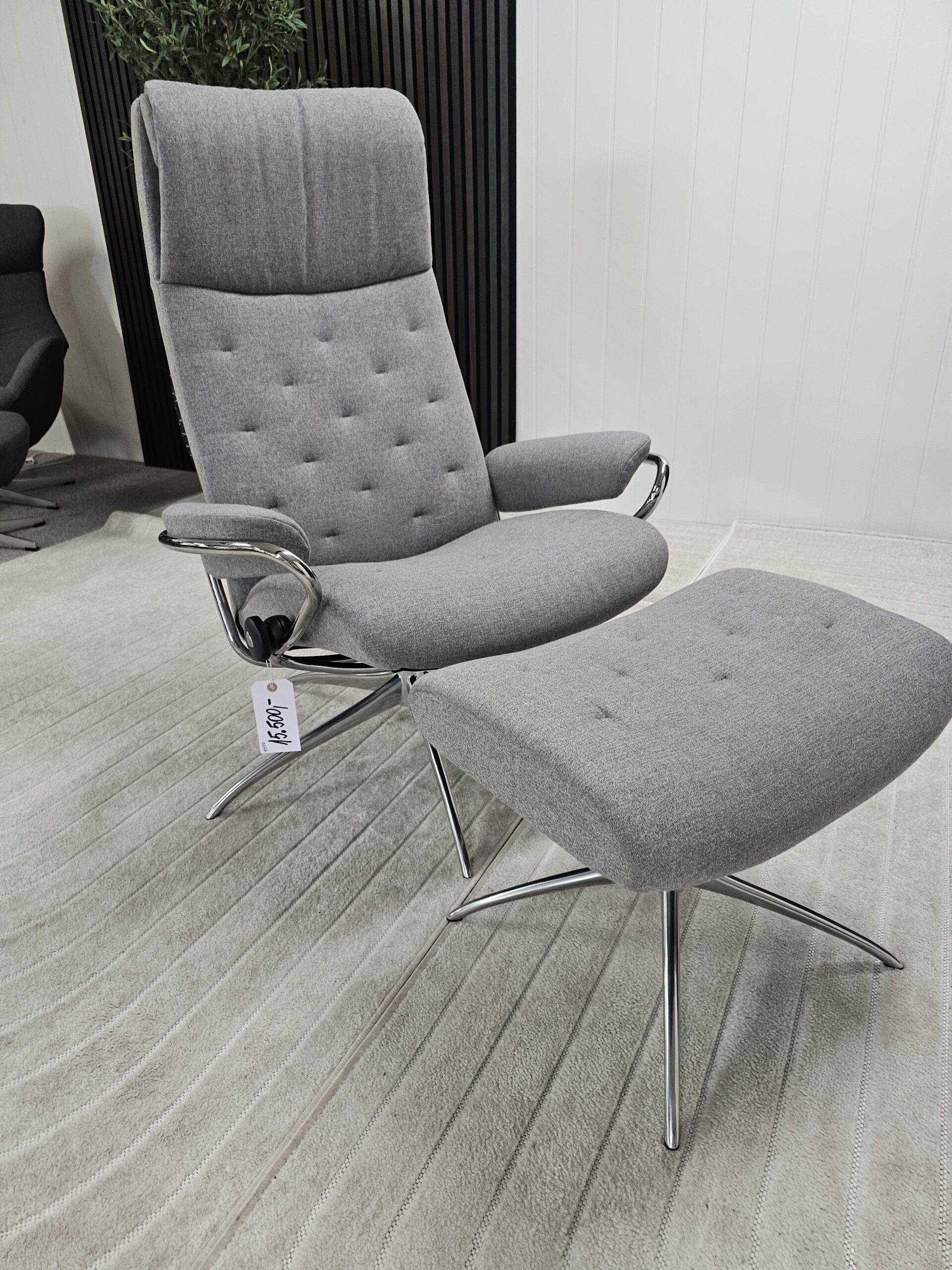 Stressless® Metro lenestol med krakk - Bilde 11
