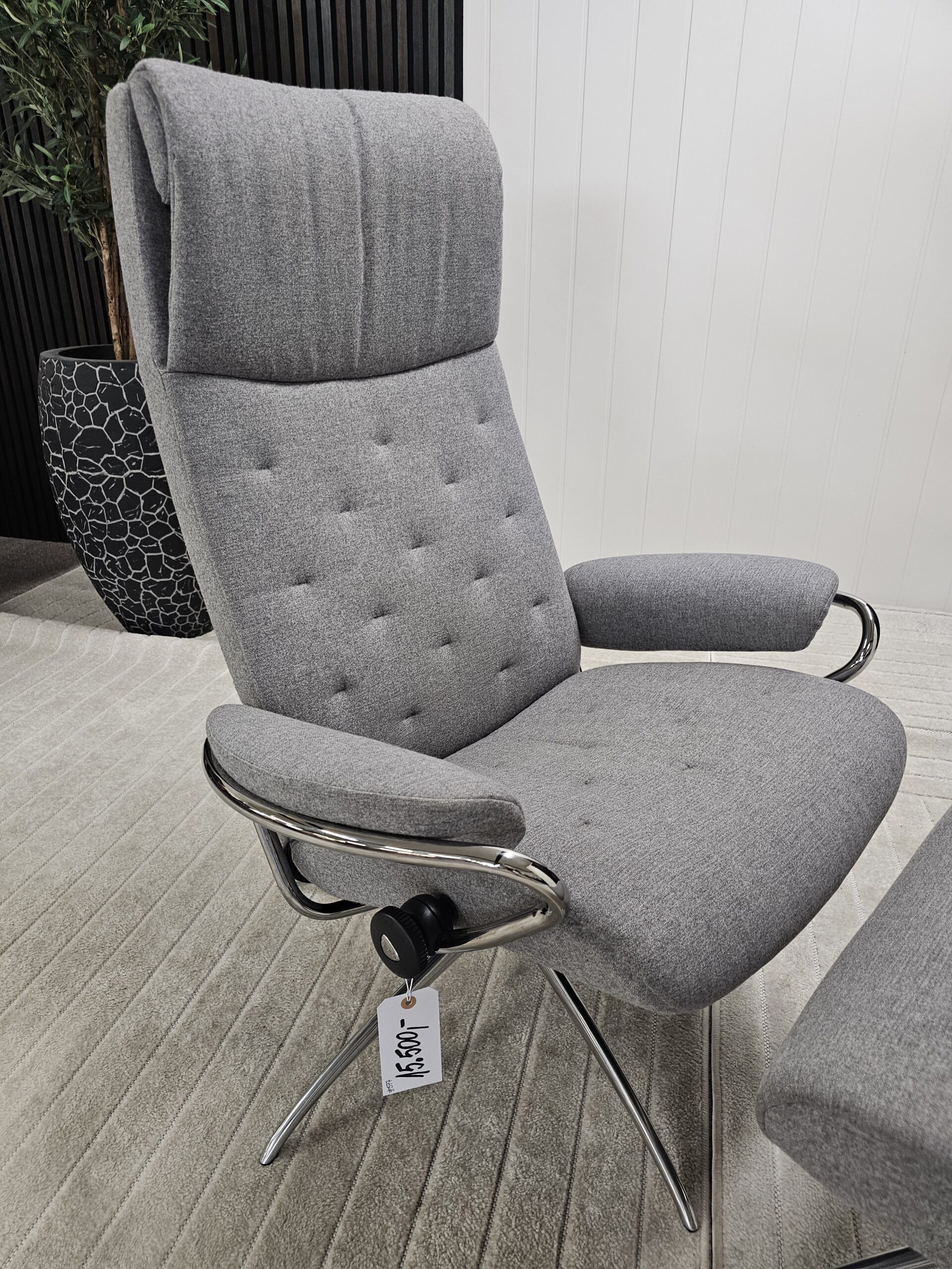 Stressless® Metro lenestol med krakk - Bilde 12