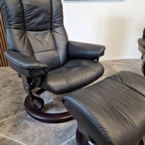 2 stk Stressless Mayfair lenestoler med krakk-SOLGT - Bilde 6