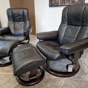 2 stk Stressless Mayfair lenestoler med krakk-SOLGT - Bilde 1