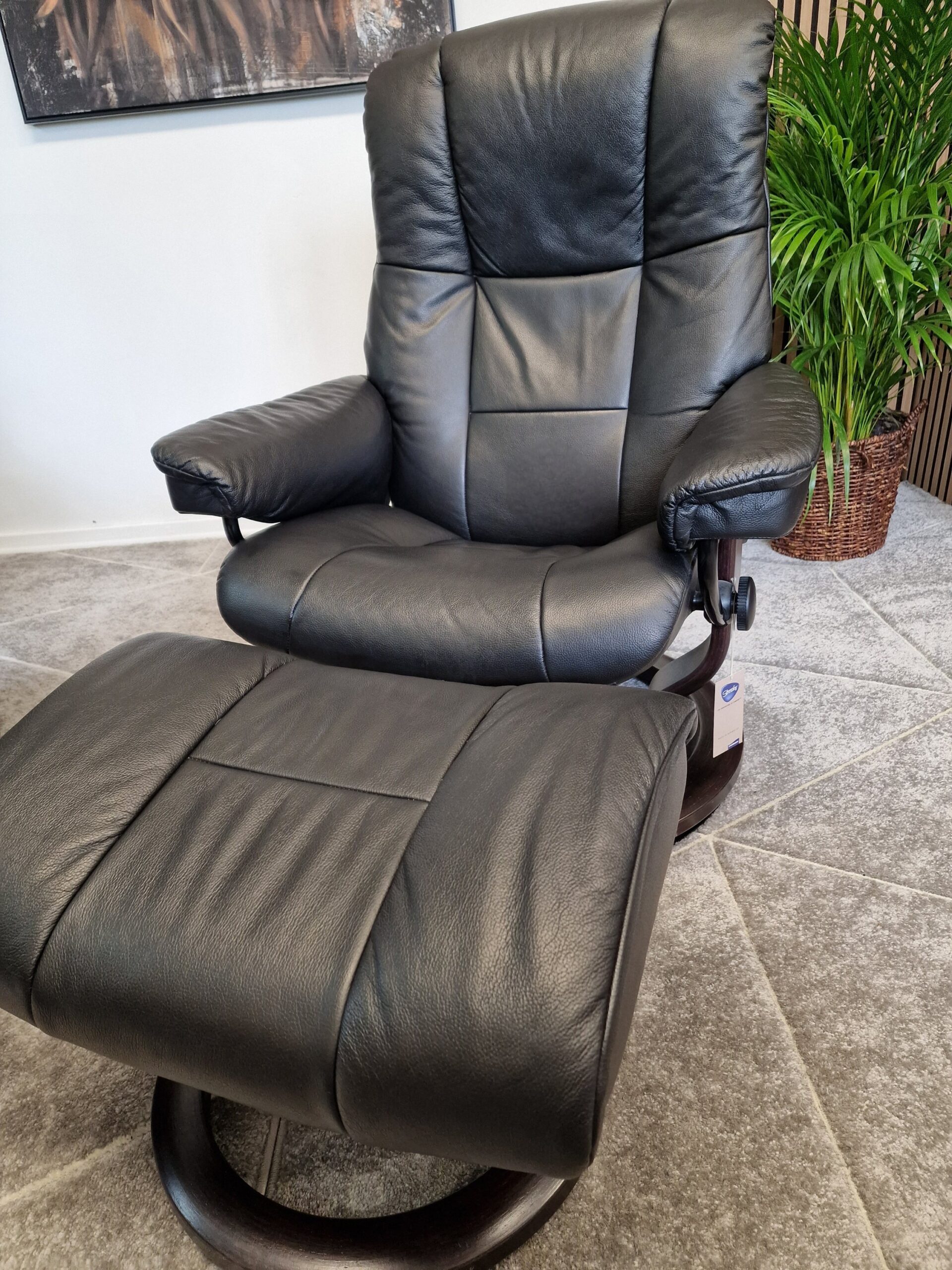 2 stk Stressless Mayfair lenestoler med krakk-SOLGT - Bilde 11