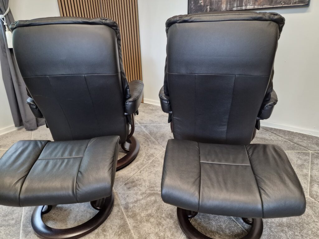 2 stk Stressless Mayfair lenestoler med krakk-SOLGT