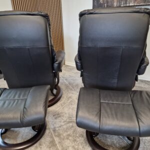 2 stk Stressless Mayfair lenestoler med krakk-SOLGT - Bilde 12