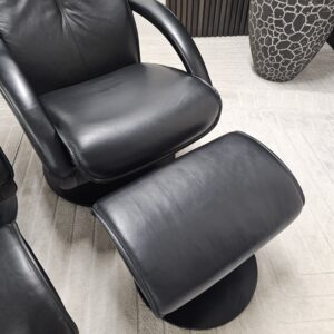 2 stk. Brunstad Delta Swing lenestoler med krakk - Bilde 11