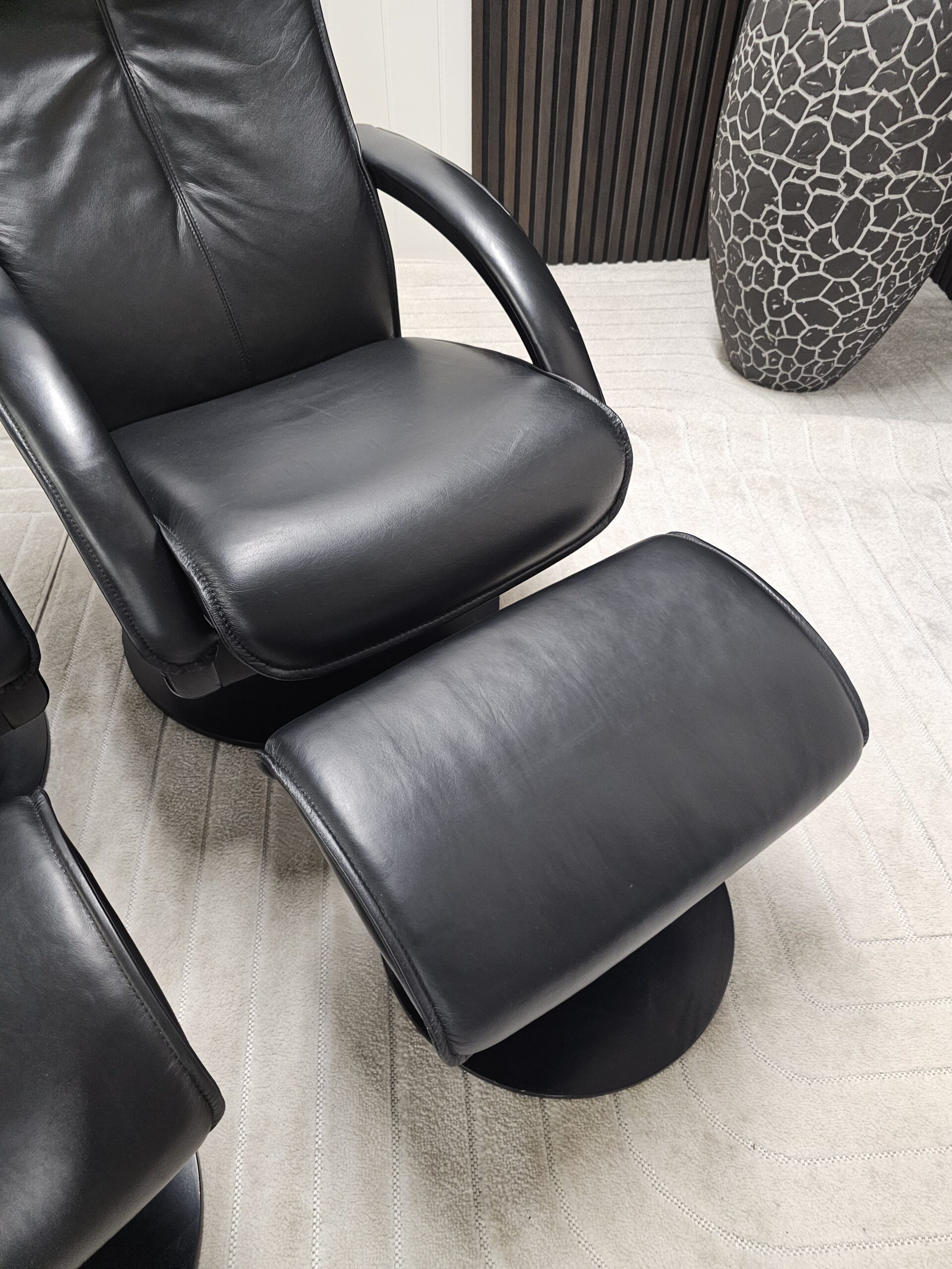 2 stk. Brunstad Delta Swing lenestoler med krakk - Bilde 11