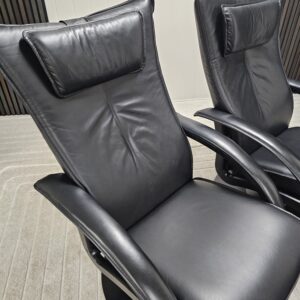 2 stk. Brunstad Delta Swing lenestoler med krakk - Bilde 12