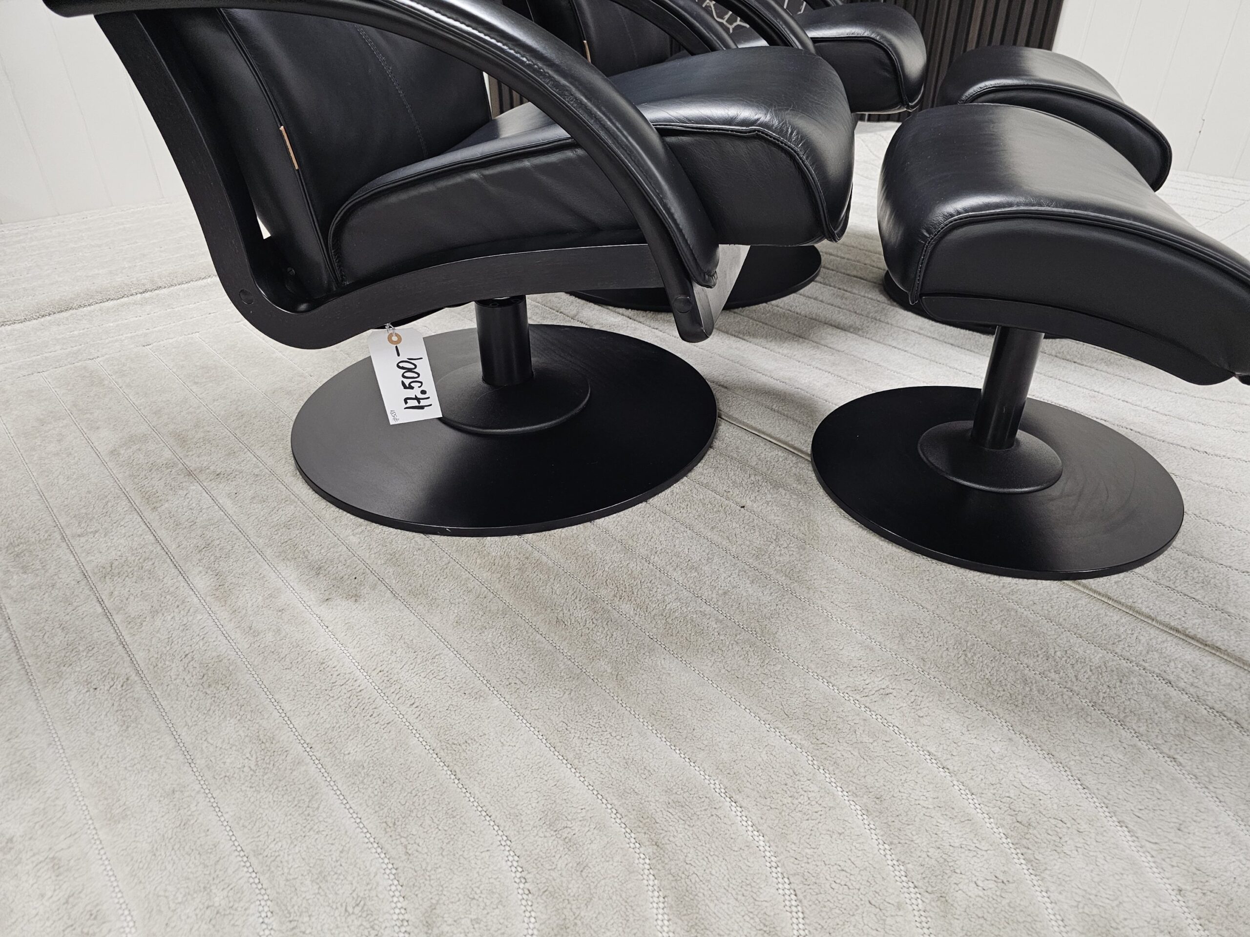 2 stk. Brunstad Delta Swing lenestoler med krakk - Bilde 9