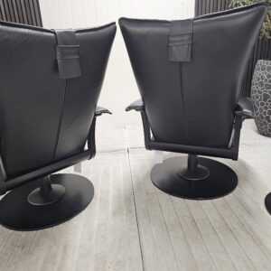 2 stk. Brunstad Delta Swing lenestoler med krakk - Bilde 10