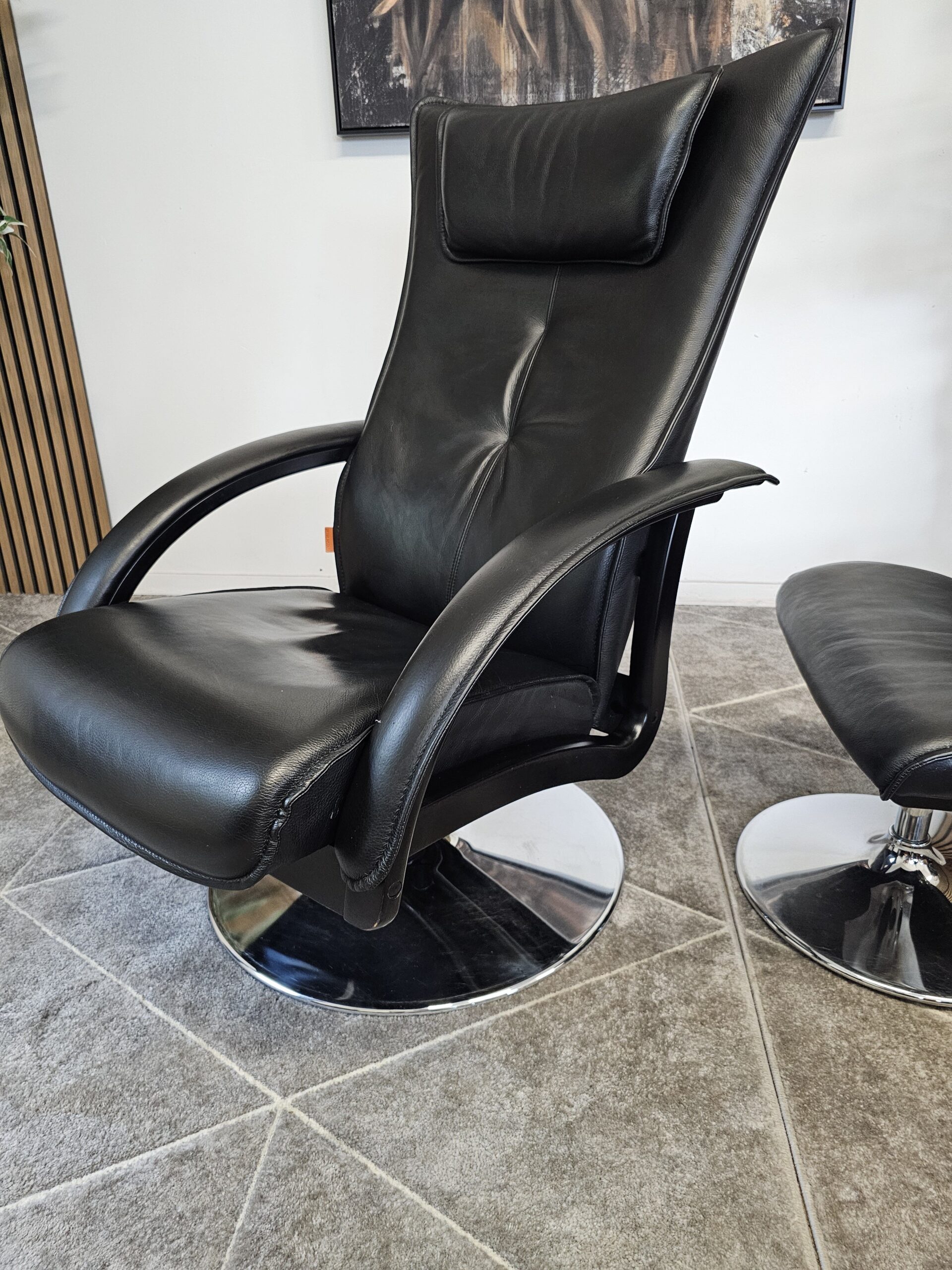 Brunstad Delta Motion lenestol med krakk - Bilde 5