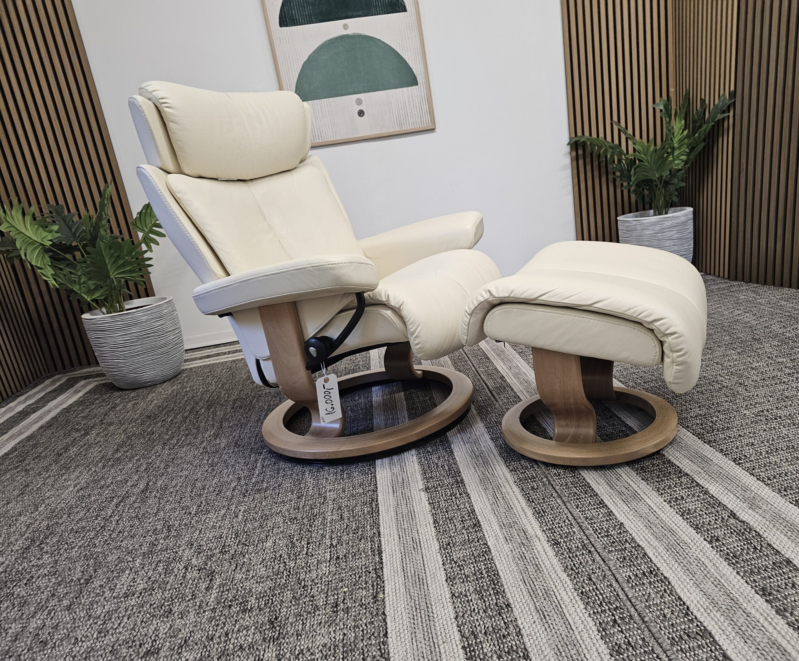 Stressless® Magic lenestol med krakk - Bilde 2