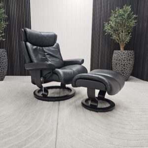 Stressless® Magic Large lenestol med krakk - Bilde 2