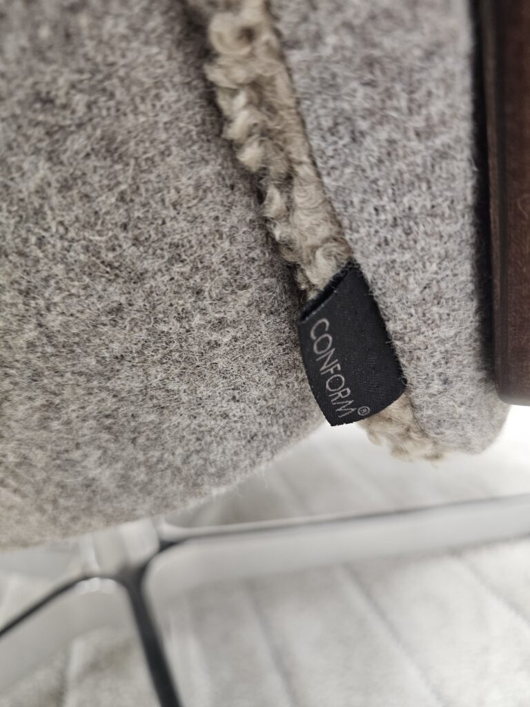 Conform Air lenestol i fåreskinn