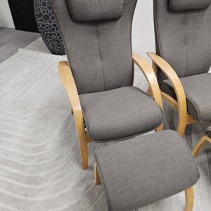 2 stk Brunstad Delta Adventure lenestoler med krakk - Bilde 15