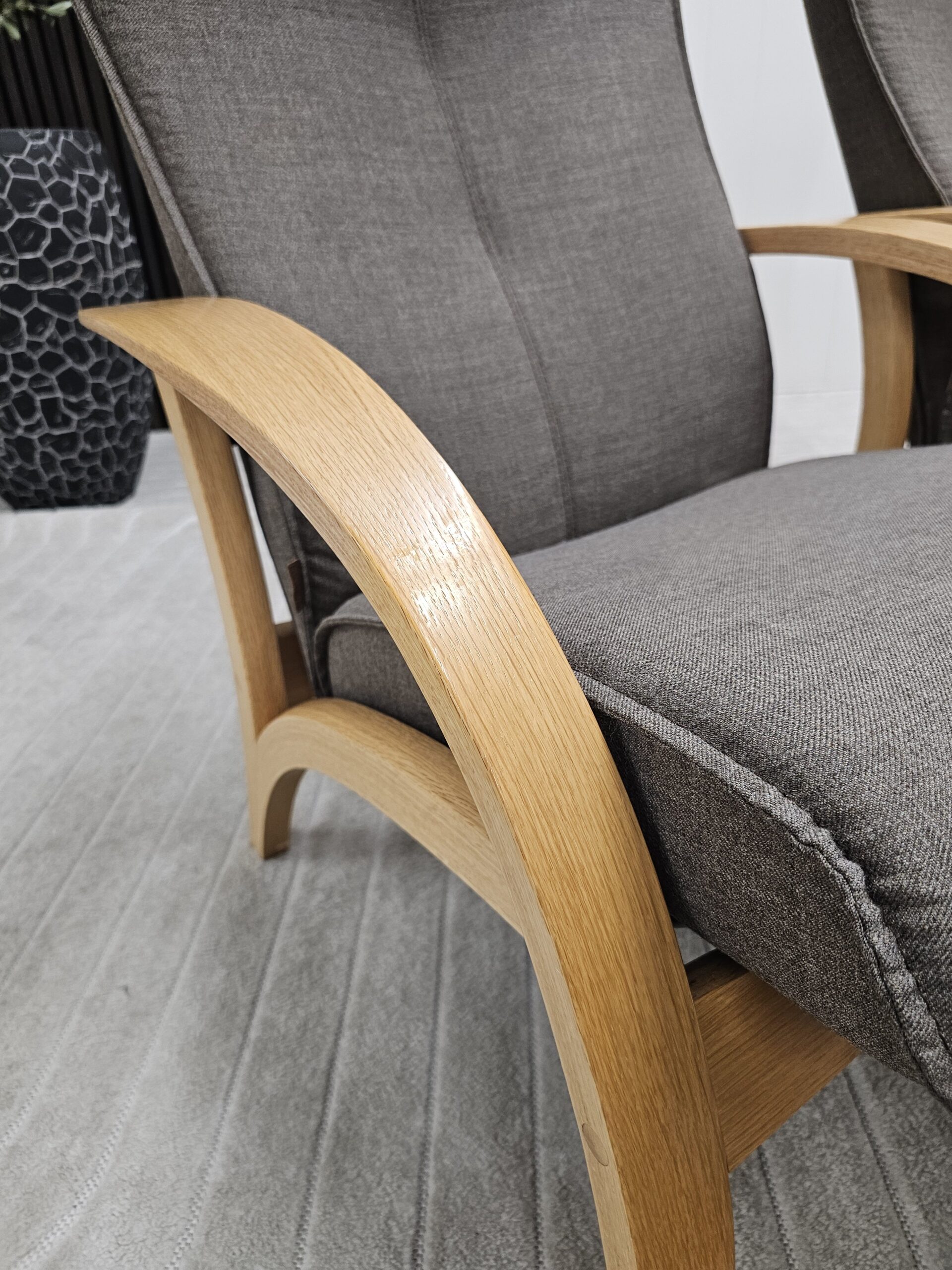 2 stk Brunstad Delta Adventure lenestoler med krakk - Bilde 6