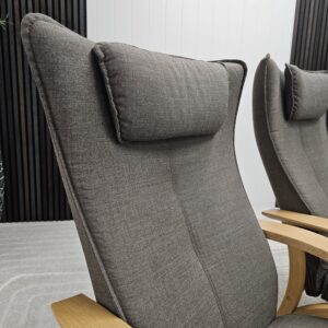2 stk Brunstad Delta Adventure lenestoler med krakk - Bilde 16