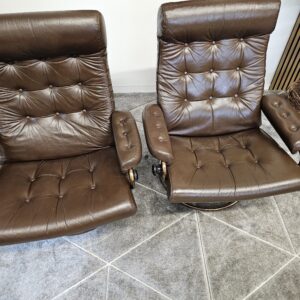 2 stk. Stressless Original 1974 lenestoler med krakk fra Ekornes - Bilde 12