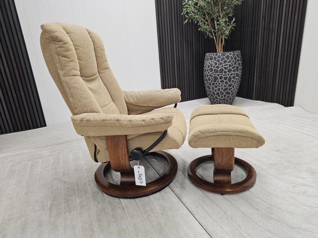 Stressless® Mayfair lenestol med krakk