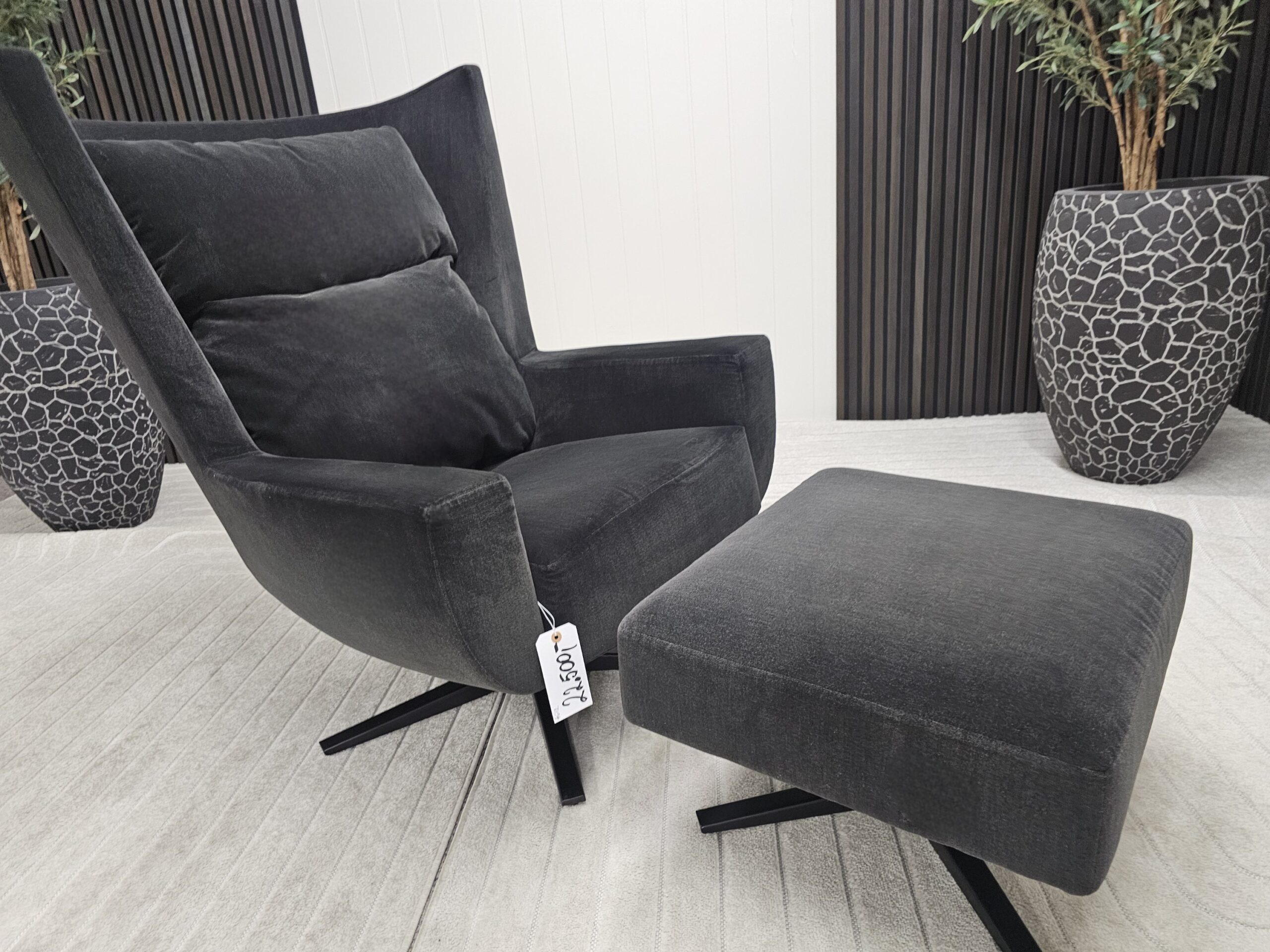 Slettvoll Echo lenestol med krakk - Bilde 5