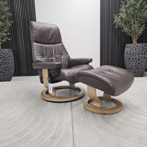 Stressless® Sky lenestol med krakk - Bilde 2