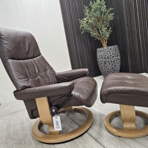Stressless® Sky lenestol med krakk - Bilde 4