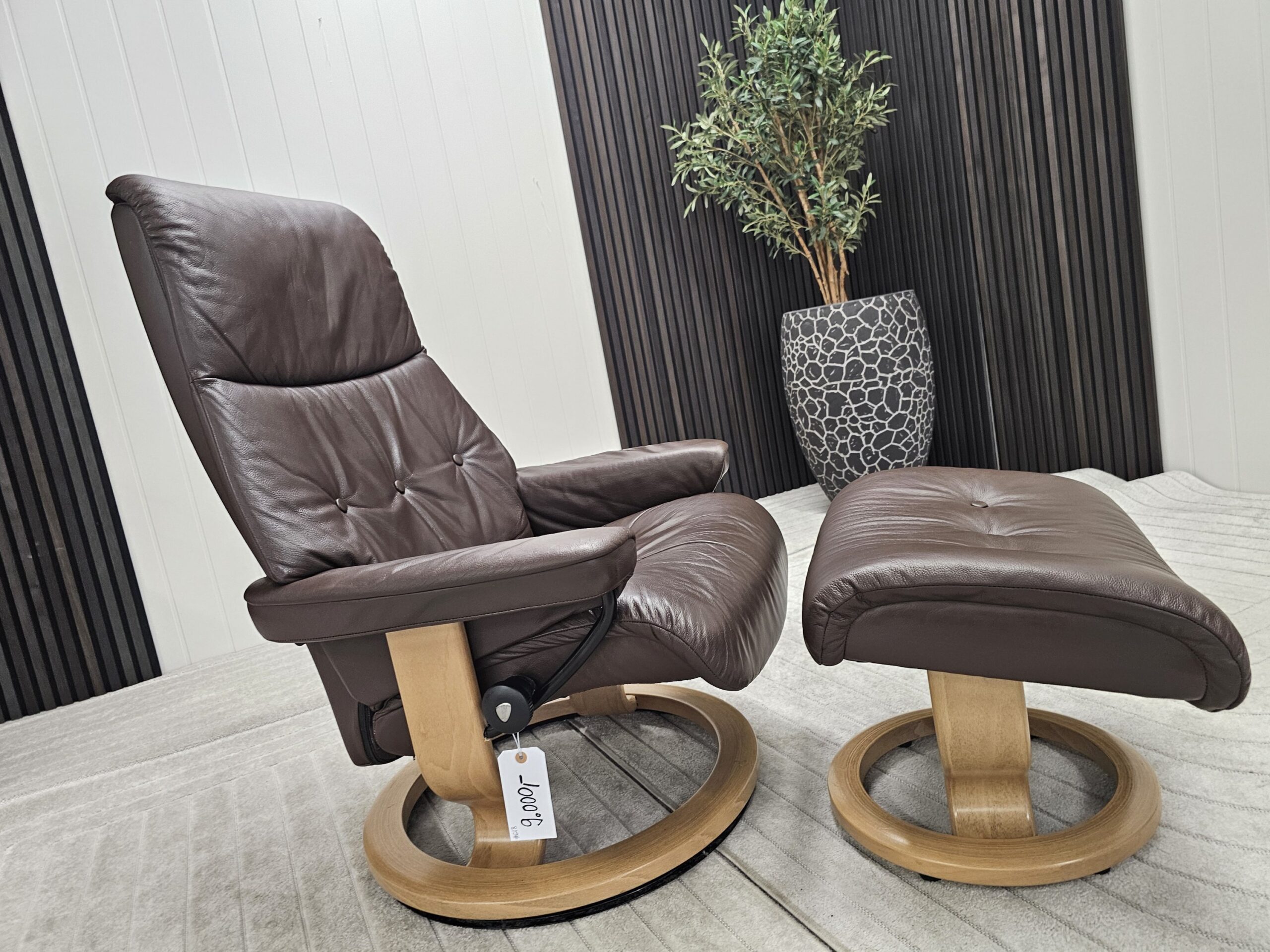 Stressless® Sky lenestol med krakk - Bilde 4