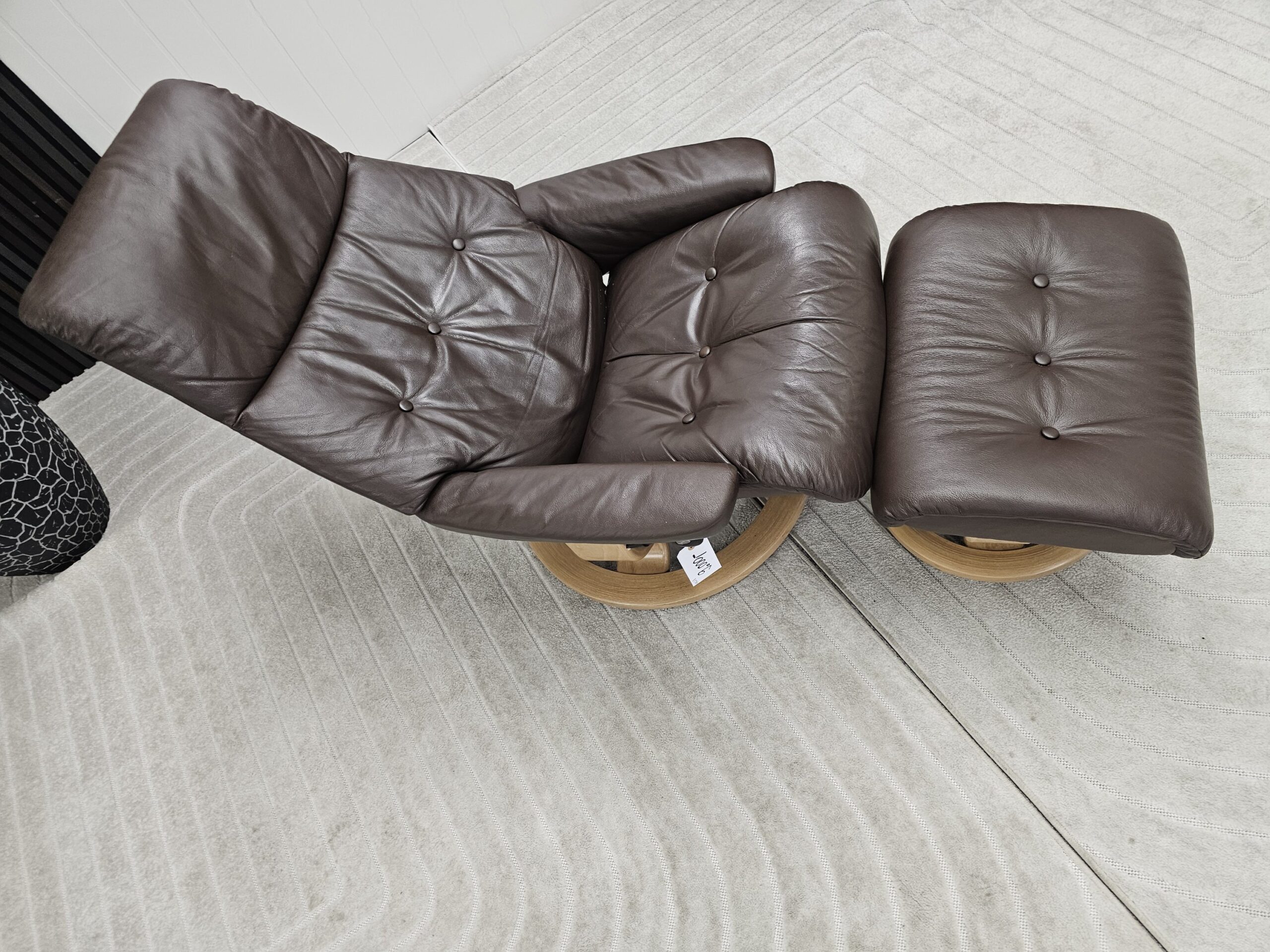 Stressless® Sky lenestol med krakk - Bilde 6