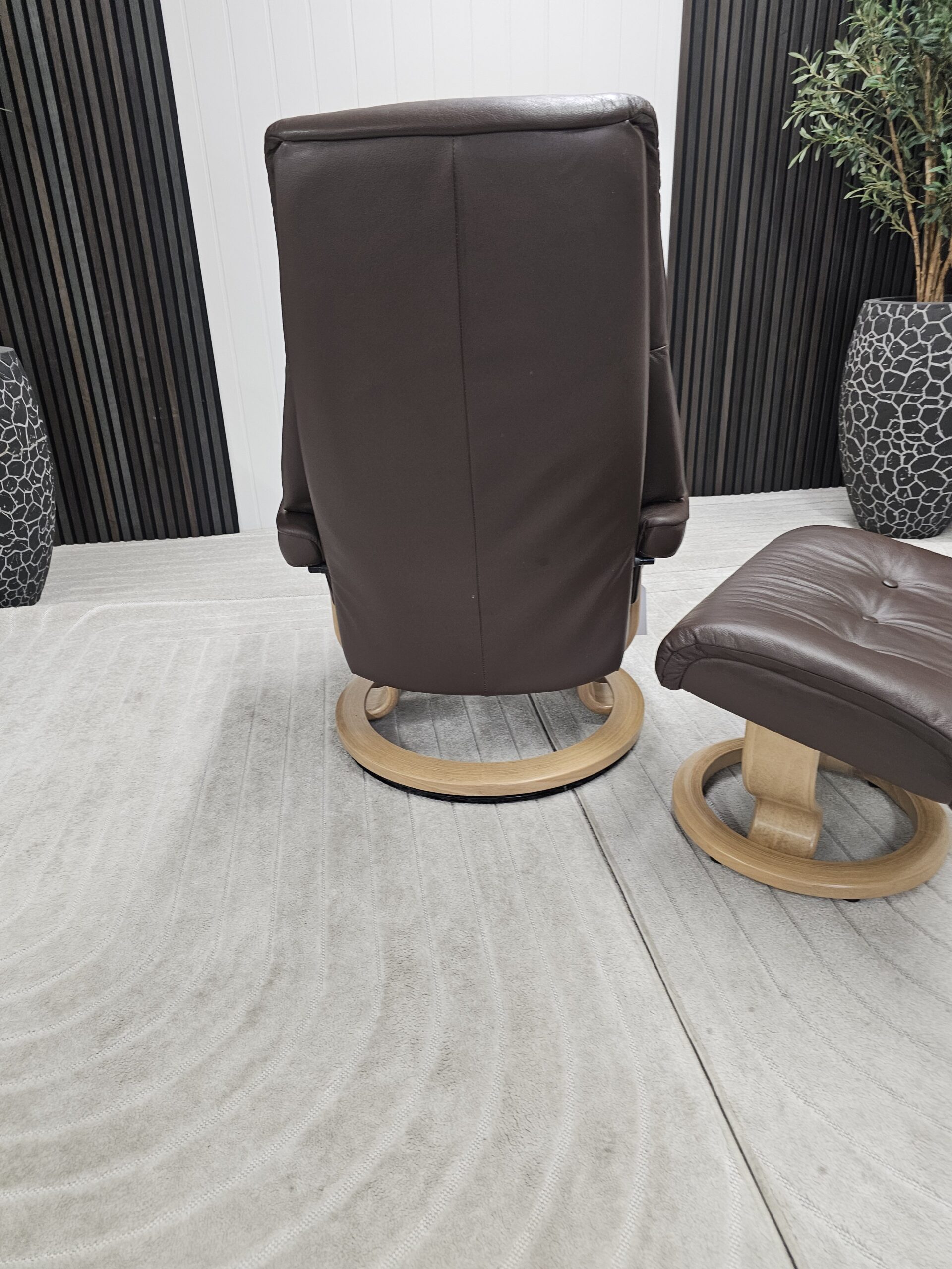 Stressless® Sky lenestol med krakk - Bilde 12