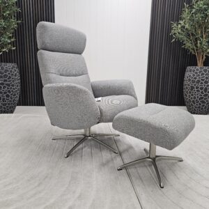 Galaxy Sky lenestol med krakk - Bilde 1