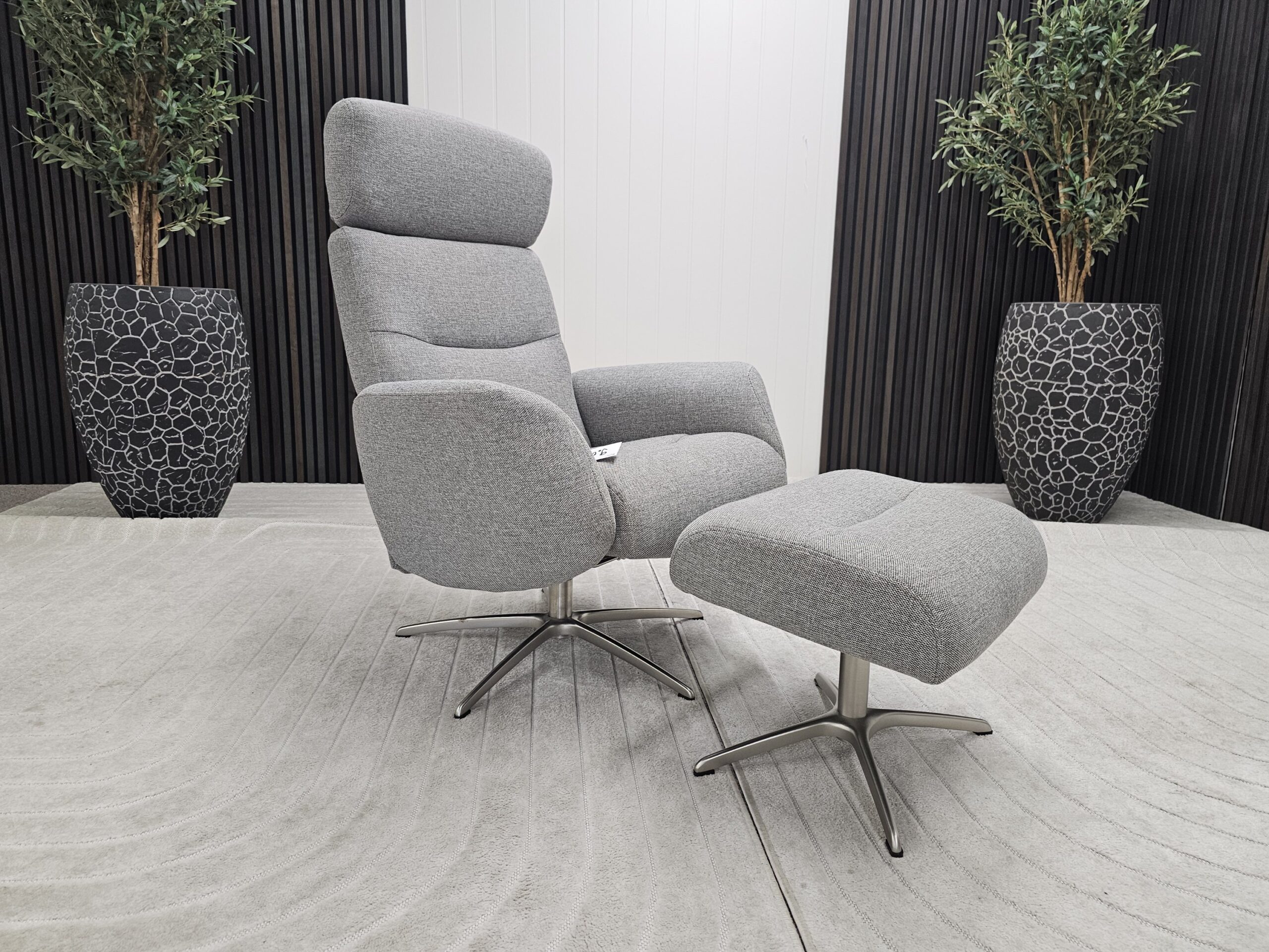 Galaxy Sky lenestol med krakk - Bilde 1
