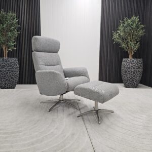 Galaxy Sky lenestol med krakk - Bilde 4