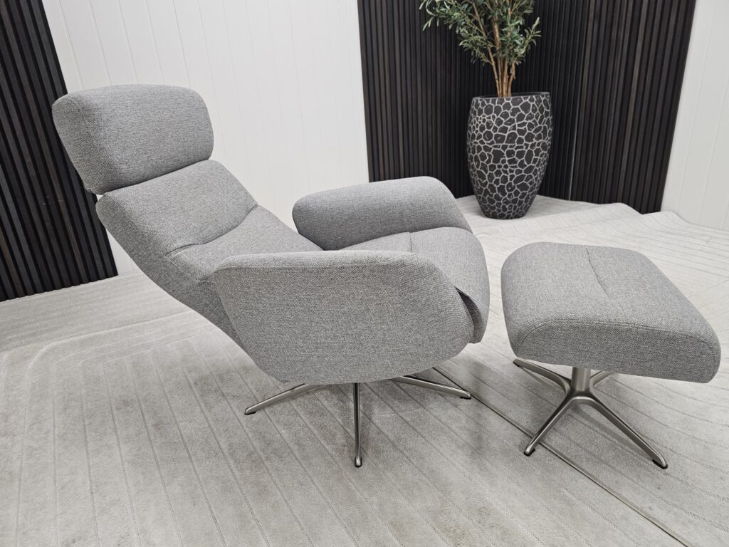 Galaxy Sky lenestol med krakk
