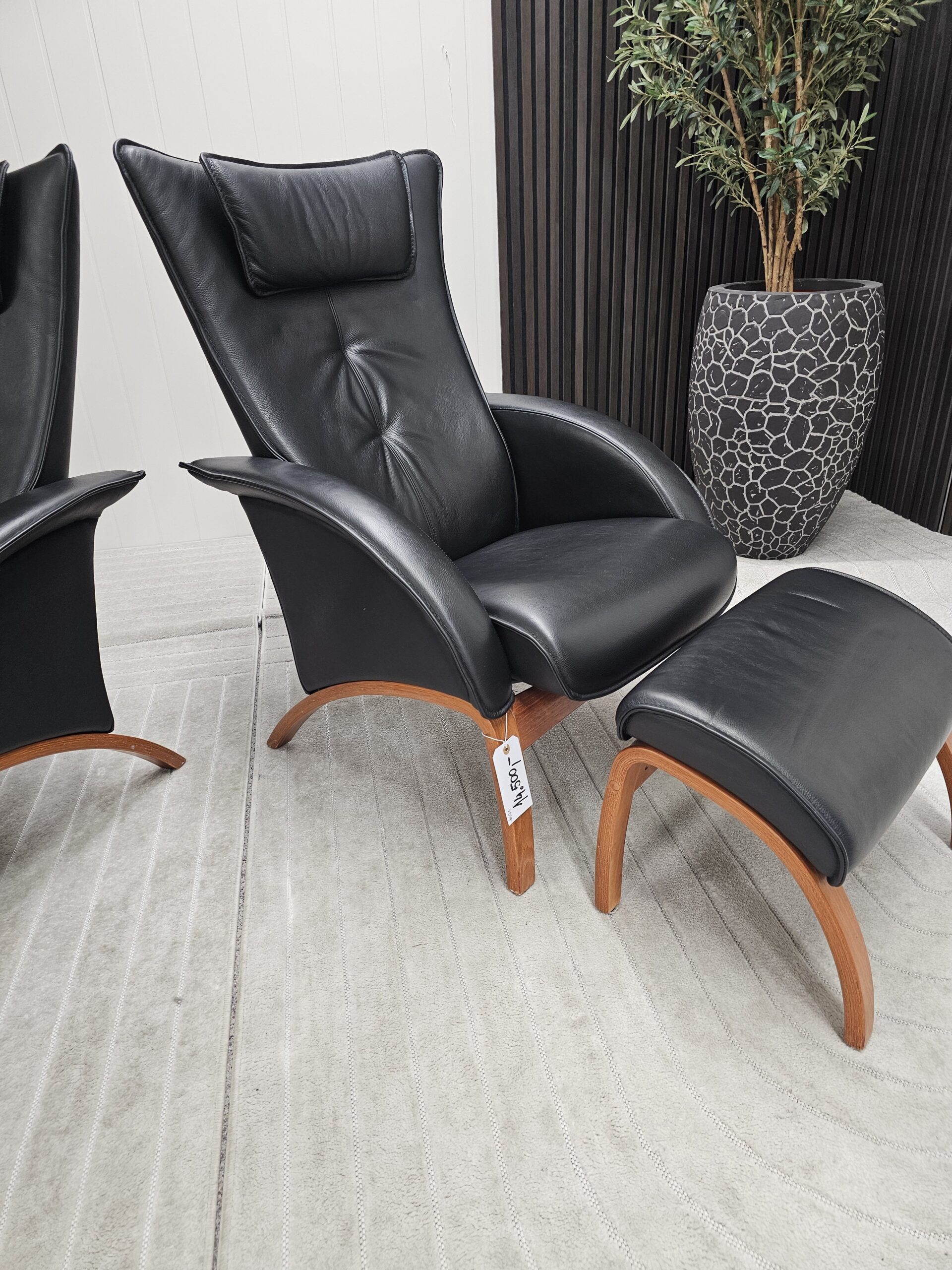 2 stk. Brunstad Delta Legend lenestoler med krakk - Bilde 18