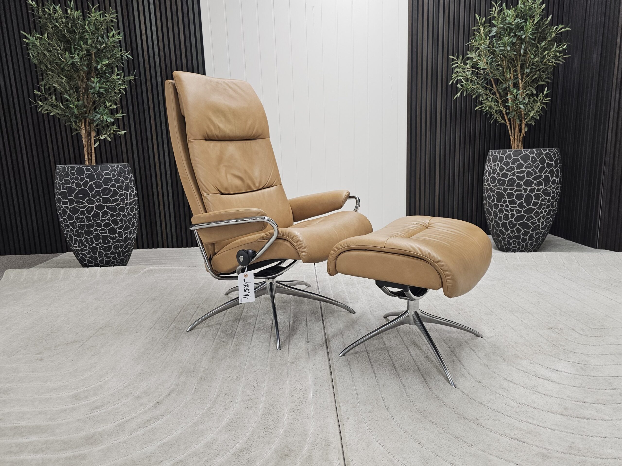 Stressless® Tokyo lenestol med høy rygg og krakk - Bilde 3