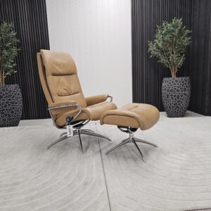 Stressless® Tokyo lenestol med høy rygg og krakk - Bilde 12