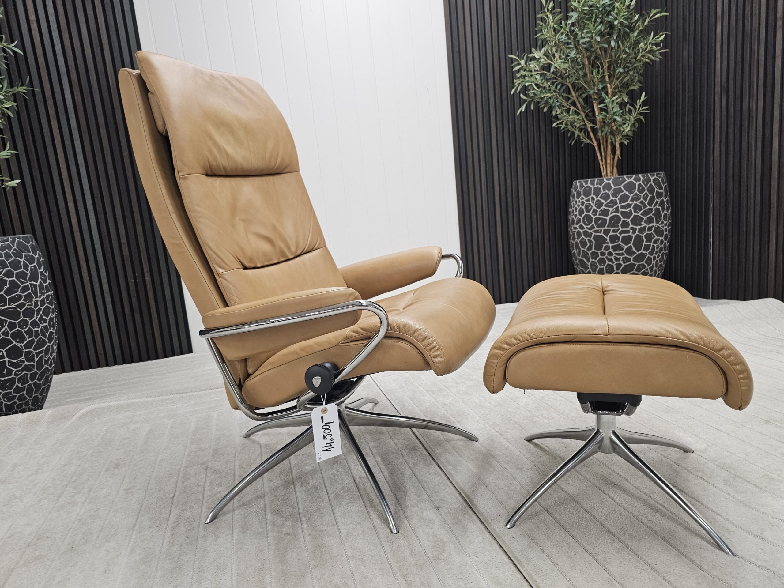 Stressless® Tokyo lenestol med høy rygg og krakk - Bilde 6