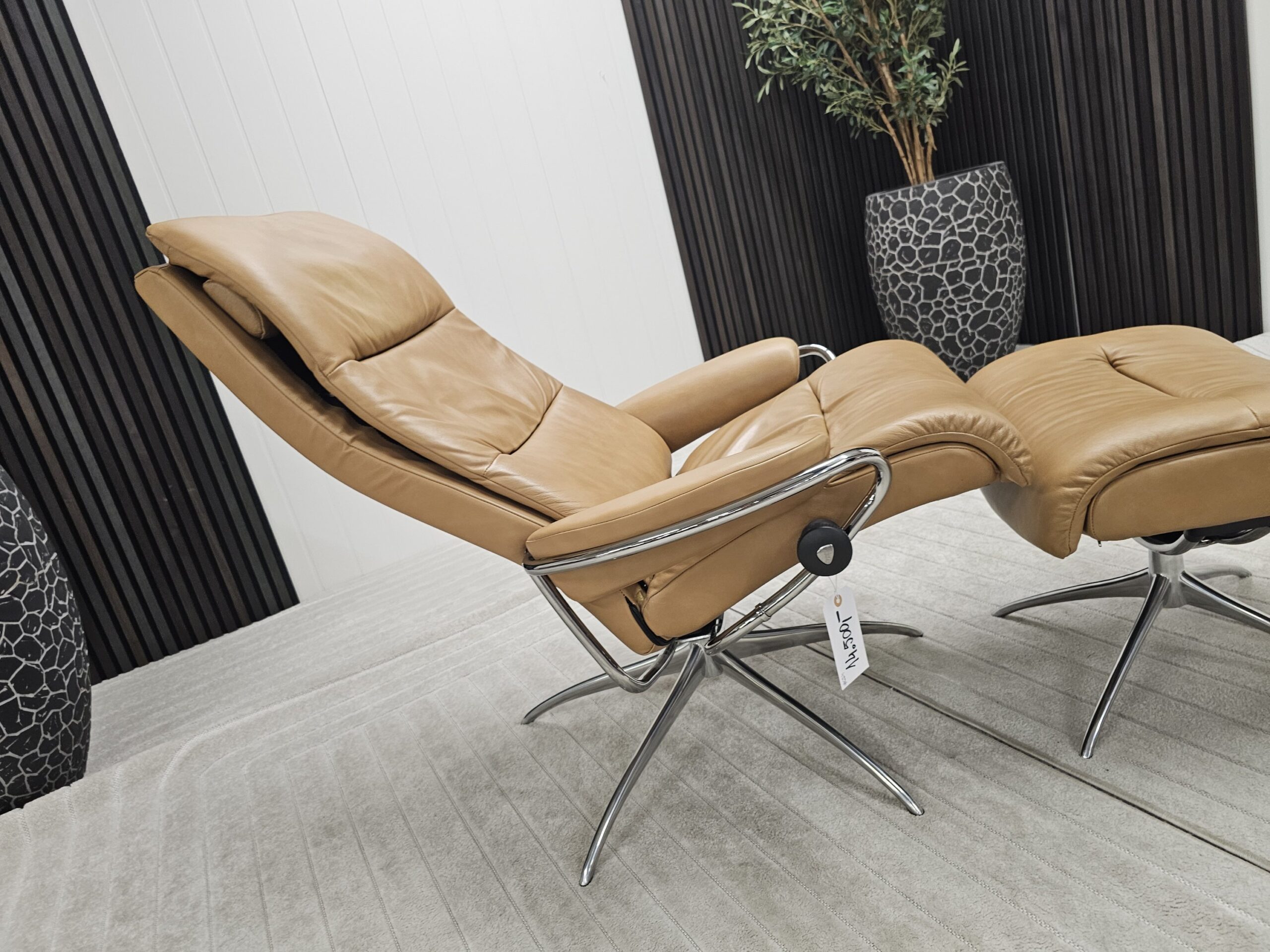 Stressless® Tokyo lenestol med høy rygg og krakk - Bilde 5